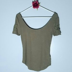 Y2K Mudd Cutout Ribbed Top